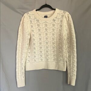 GAP Women's Ivory Knit Sweater